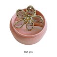 thumbnail image 4 of Decodeary Wonderful Gifts Elegant Flower Ring For Rings For Women Present Wide Application dark grey, 4 of 6