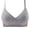 Dark Gray, variant on Sports Bras for Women,Minimizer Bras for Women Full Coverage,Women's Non Steel Ring Style Printed Gathered Middle Button Breathable Underwear Daily Bra,L-XXXL