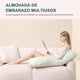 thumbnail image 4 of 102 CM Almohada Embarazo con Funda de Almohada Desmontable, Libremente Combinable Almohada Embarazada Que Ayuda a Aliviar el Dolor y Favorece el Descanso, Almohada de Embarazo para Adultos, 4 of 6