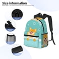 thumbnail image 3 of Pofeuu Dogs Loves Bath Print Laptop Backpack Travel Canvas Backpack for School Lightweight and Comfortable Backpack College Backpack Schoolbag, 3 of 6