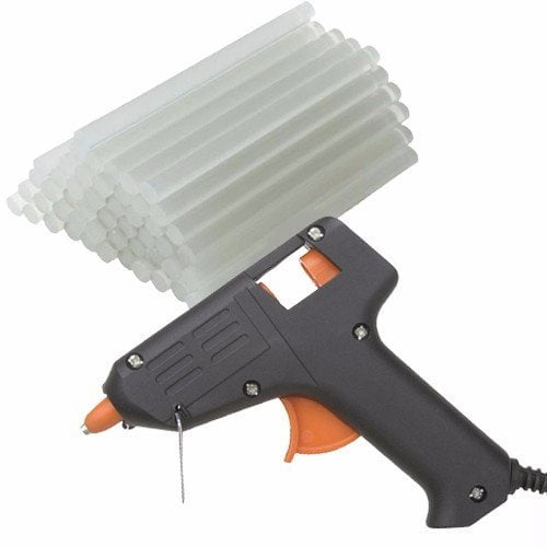 Wideskall® 10 Watt Low Temperature Mini Glue Gun with 120 Glue Sticks
