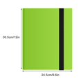 thumbnail image 5 of Card Binder 20 Pages 9 Pocket Large Capacity Colored Cover Card Collection Storage Album for Game Card Storage Green, 5 of 5