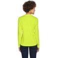 thumbnail image 3 of Ladies' Zone Performance Long-Sleeve T-Shirt - SAFETY YELLOW - XL, 3 of 3