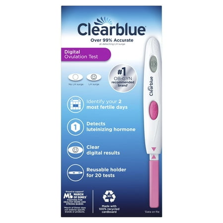 Clearblue Digital Ovulation Predictor Kit, 20 Digital Ovulation Tests