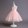 thumbnail image 5 of Edvintorg 3-12Years Children's Party Dress 2025 Little Girls Sleeveless Bowknot Flower Princess Birthday Dresses Kids Dresses for Girls, 5 of 5