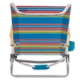 thumbnail image 5 of Rio Brands 5 Position Adjustable Beach Chair with Cup Holder - Set of 4, Assorted, 5 of 6