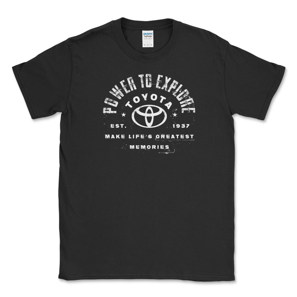 Toyota T-shirt-Power to Explore Off Road Adventures