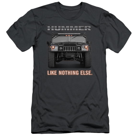 Hummer Like Nothing Else S/S Adult 30/1 T-Shirt Charcoal