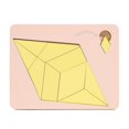 thumbnail image 2 of Jkkant Wooden 3D Puzzle Brain Teaser, Irregular Shape Disappearing Design Block Game, Challenging Solitaire Puzzle for Adults Kids, IQ Logic Test, 2 of 9