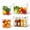 2*L+2*XL, variant on 2026 Upgraded Crystal Clear Freezer Storage Bins, Larger and Thicker Clear Stackable Storage Bins with Handles for Frozen Food, Meat & Veggies, for Refrigerator and Pantry