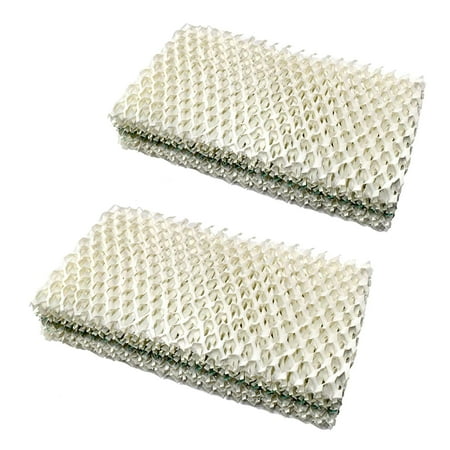 HQRP 2-pack Humidifier Wick Filter for Emerson HD1205 HD12050 HD1211 HD12110 HD12111 HD2412 HD24120 HD24121 MoistAIR