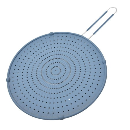 

Ksruee Silicone Splatter Screen 12.6 in Multi-Use Grease Splatter Shield High Heat Resistant Oil Splash Guard Porous Design for Frying Pan Dishwasher Safe Kitchen Tools