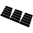thumbnail image 4 of Stair Treads, Carpet Treads Easy To Clean Polyester Cuttable 15 Pcs  For Home For Office Black White Stripes, 4 of 8