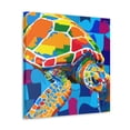 thumbnail image 2 of Sea Turtle Pop Art - Canvas, 2 of 10