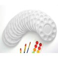 thumbnail image 5 of Artists' Palette Set, Spacious Mixing Area, Lightweight & Stackable Design, High-Quality Plastic, Convenient Pack for Classrooms & Studios, 5 of 5