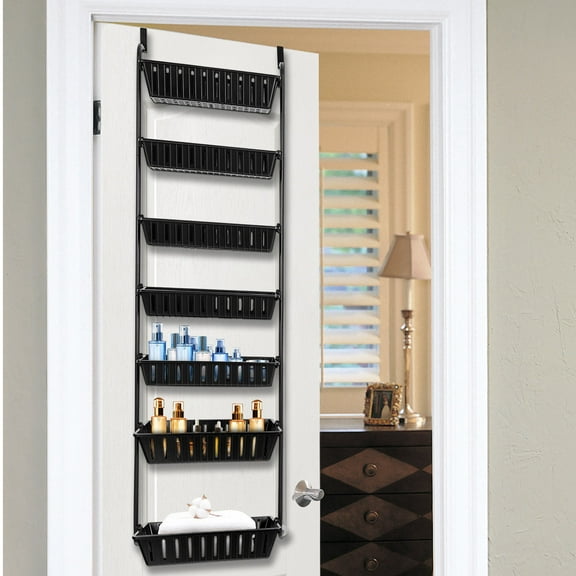 Raindrops Pantry Door Storage Kitchen Racks Food behind The