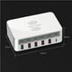 thumbnail image 1 of Methold 818F 6 en 1 rápido Multi-puertos inalámbrico USB C Tipo C Carga rápida QC3.0 Estación de carga de teléfono para Teléfono y Comunicación, 1 of 6
