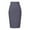 Dark Gray, variant on Women's High Waist Bandage Pencil Skirt Knee Length Bodycon Slim Fit Stretch Work Party Wear