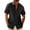 Black#8, variant on YOIAVAIOY Hawaiian Shirt for Men Button Down Short Sleeve Shirts Lightweight Casual Summer Beach Shirts Purple M