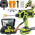 thumbnail image 1 of Sakerplus Welder, 6 Gears 20-120A Saker Portable Welding Machine, 110V Portable Welder Handheld with IGBT Inverter for 1/16"-1/8" Welding Rods (Green), 1 of 9