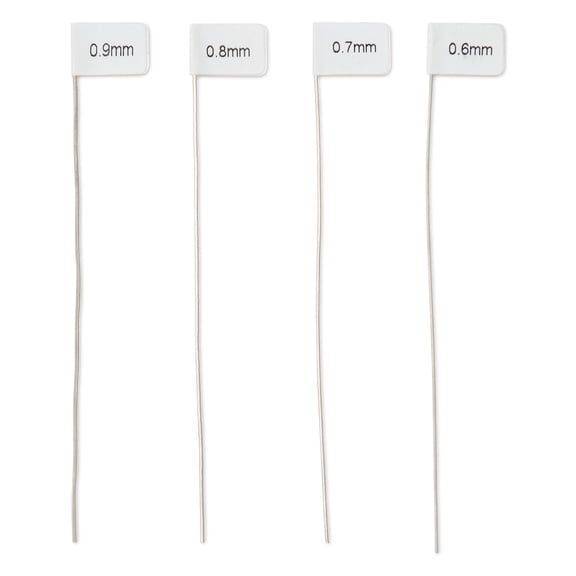 Beadalon French Wire - Silver-Plated, Set of 4