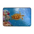 thumbnail image 1 of EREHome Extérieur Coloré Récif de Corail Tortue de Mer Poisson Lavable Paillasson 23.6x15.7 Pouces, 1 of 2