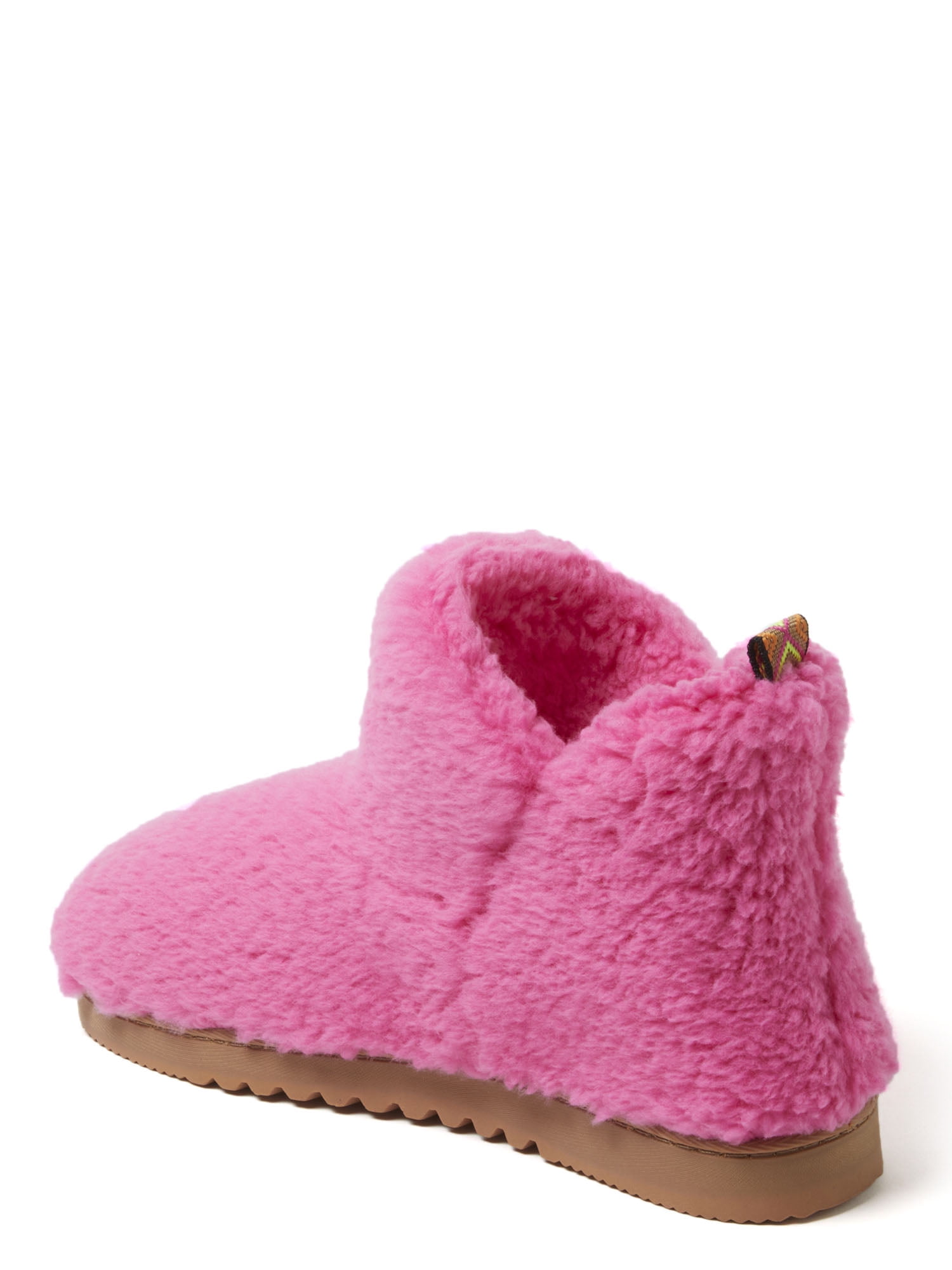 Dearfoams Cozy Comfort Women's Teddy Bootie Slippers
