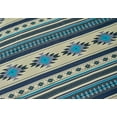 thumbnail image 2 of Chezmoi Collection Prescott 2-Piece Southwestern Multi-Color Teal Comforter Set, Twin, 2 of 4