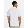 thumbnail image 3 of Athletic Works Men's and Big and Tall Men's Active Mesh Polo Shirt, Size XS-5XL, 3 of 5