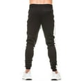 thumbnail image 3 of FEDTOSING Men's Gym Sweatpants Drawstring Black Running Joggers Trackpants with Zipper Pockets, 3 of 6