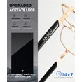 thumbnail image 3 of ANYLUV Blue Light Glasses Men/Women, Blue Light Blocking Glasses, Computer Screen Blocker Eyes Protection Glasses, 3 of 10