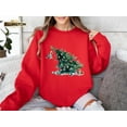 thumbnail image 5 of Meowy Christmas Shirt, Cat Christmas Sweatshirt, Cat Lover Mom Sweater, Catmas Gift For New Year, 5 of 5