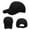 Black, variant on Grey Structured Mesh Baseball Cap Polyester Vintage Adjustable Dad Hats Gift for Men/Women,Unstructured One Size