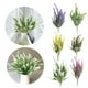 thumbnail image 3 of Artificial Lavanda Ramo De Flores De Plástico Home Wedding Party Garden Decor Verde Soledad Plantas de césped artificial, 3 of 10