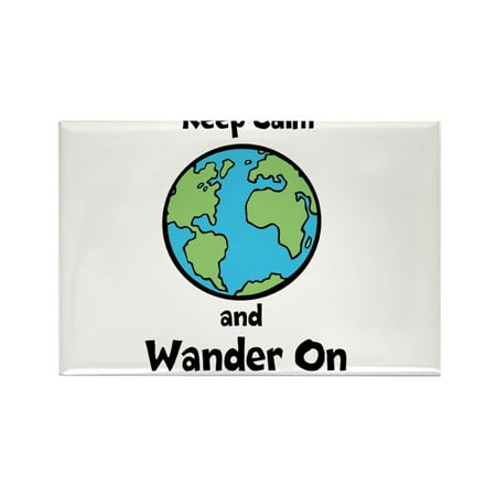 

CafePress - Keep Calm Wander On - Rectangle Magnet 2 x3 Refrigerator Magnet