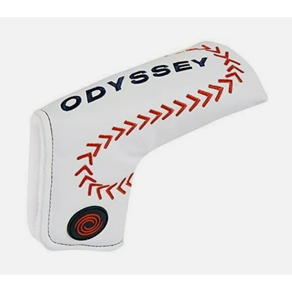 NEW Odyssey Limited Edition Baseball White/Red/Black Blade Putter Headcover