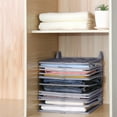 thumbnail image 5 of PONPRNGY T Shirt Organizer Closet Organizer Clothing Trays Folding Clothes Board Stackable Shirt Receipt Board Organizer for Closet Organize Pants Shorts Sweater, 5 of 6