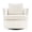 Off-White, variant on Carolayne Swivel Accent Chair with Upholstered Pillow for Living Room, Light Blue