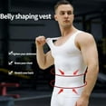 thumbnail image 7 of Men's Compression Top - High-Performance Shaping Vest for Men, Large-Sized High-Rise Vest for Men, Perfect Body Shape., 7 of 7