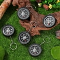 thumbnail image 2 of KAKOWELY Compass Key Chain 12PCS Pirate Compass with Keychain Compass Key Chain Key Ring Bag Pendant Handbag Jewelry Children Gifts1.77"X1.77"X0.39", 2 of 5