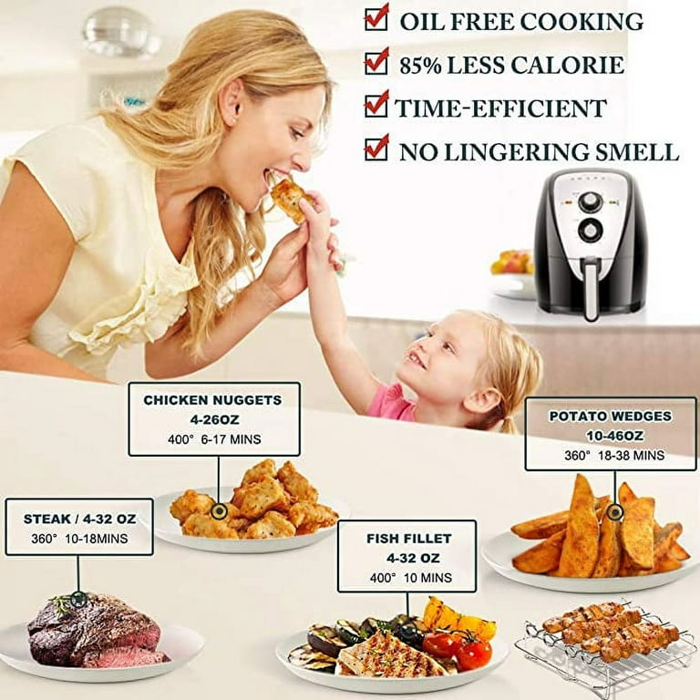 ZYCSKTL Power air Fryer Air Deep Fryer,New Household Air Fryer, Large  Capacity 3.5 Oil-Free Healthy Electric Fryer, Fixed Temperature Air Fryer