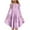 Purple#1, variant on IVEYRTF Girls Long Sleeve Ruffle Hem Dress Princess Party Wear Flare Dress Elegant Basic Casual Style for School Vacation Daily Outfit Holiday Festive(Black#1,9 Years)
