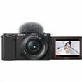 thumbnail image 5 of Sony ZV-E10 Mirrorless Camera with Sony E PZ 16-50mm OSS Lens + LED Video Light + 64GB Memory (2pc), Filters, Spare Battery, Editing Software, Tripod & More, 5 of 5