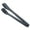 Black, variant on Dengjunhu Hot Target Set of Kitchen Tongs for Cooking - Adjustable Opening Long Handle & Non-Stick with Stainless Steel - Kitchen Tongs - Heat Resistant Long Food Tongs for Grilling BBQ