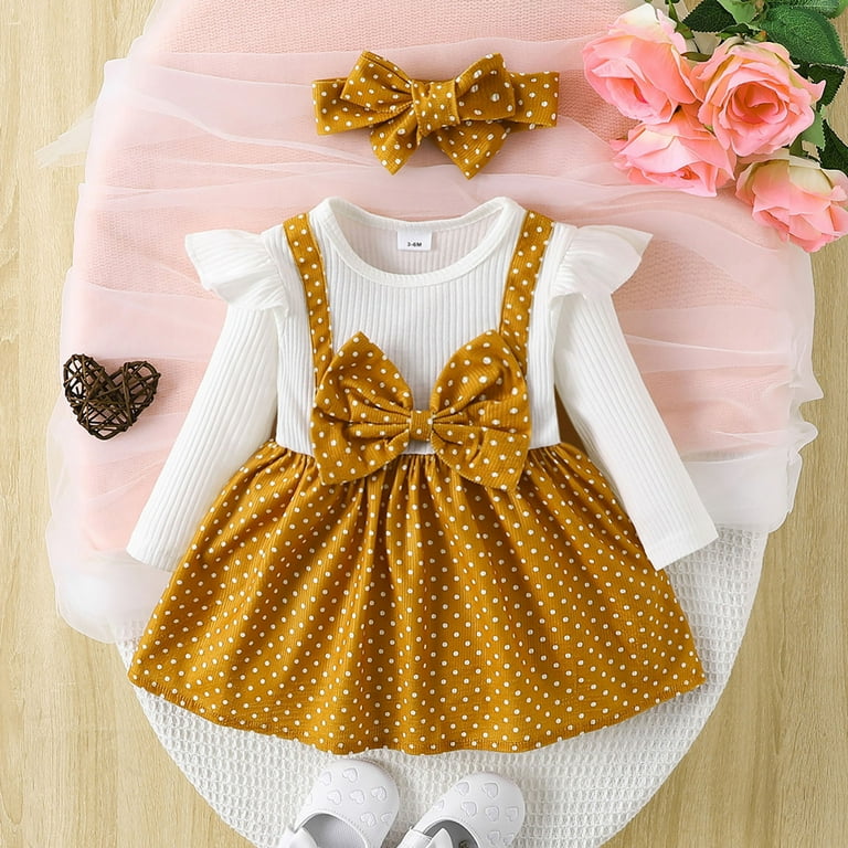 birthday dresses myntra Teter Warm Melanie Soft Gold Baby Party Dress 9m main image 1