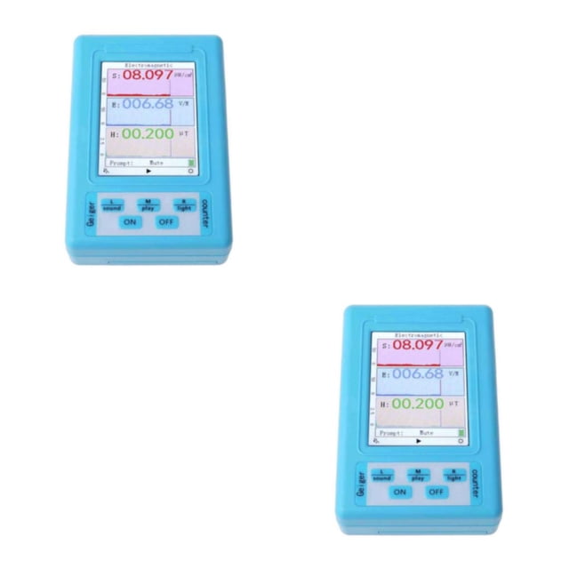Riwesomey ELECTRO MAGNETIC RADIATION METER DETECTOR EMF DOSIMETER TESTER METER Tipo 1 2Conjunto