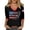 Z-Black9580, variant on BOOMNY Independence Day Women's 3/4 Sleeve Tshirts Patriotic Usa Flag Sequins Striped Graphic 4Th Of July Summer Tees for Women