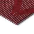 thumbnail image 3 of Addison Rugs Mayfield Premium Machine Washable Transitional Geometric Red Round Rug, 8' x 8', 3 of 5