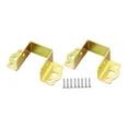 thumbnail image 3 of 2 soportes para barandillas de cama, soportes para marcos de cama con 8 tornillos, fácil instalación, accesorios premium en forma de U, y herrajes. Oro, 3 of 8