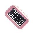 thumbnail image 2 of Maytalsory Réveil Numérique Moderne à LED avec Horloge Numérique Silencieuse Intemporelle Rose, 2 of 6